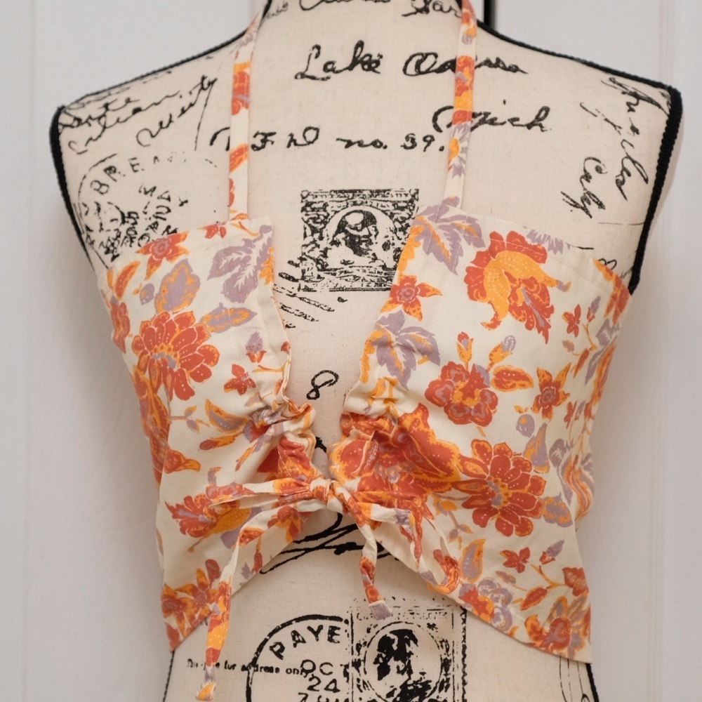 NWT $78 Free People Summer of Love Convertible Bandeau M ๐๐ปโจโฐ๐ญ๐คโ๏ธ - Picture 2 of 16
